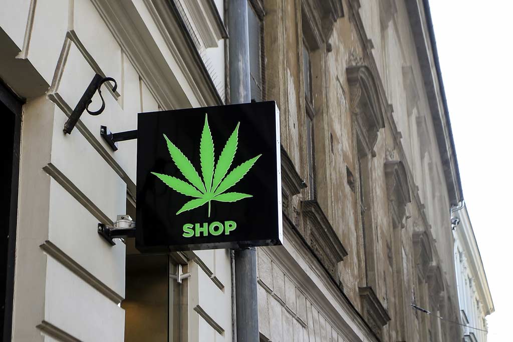 Tienda de cannabis en España